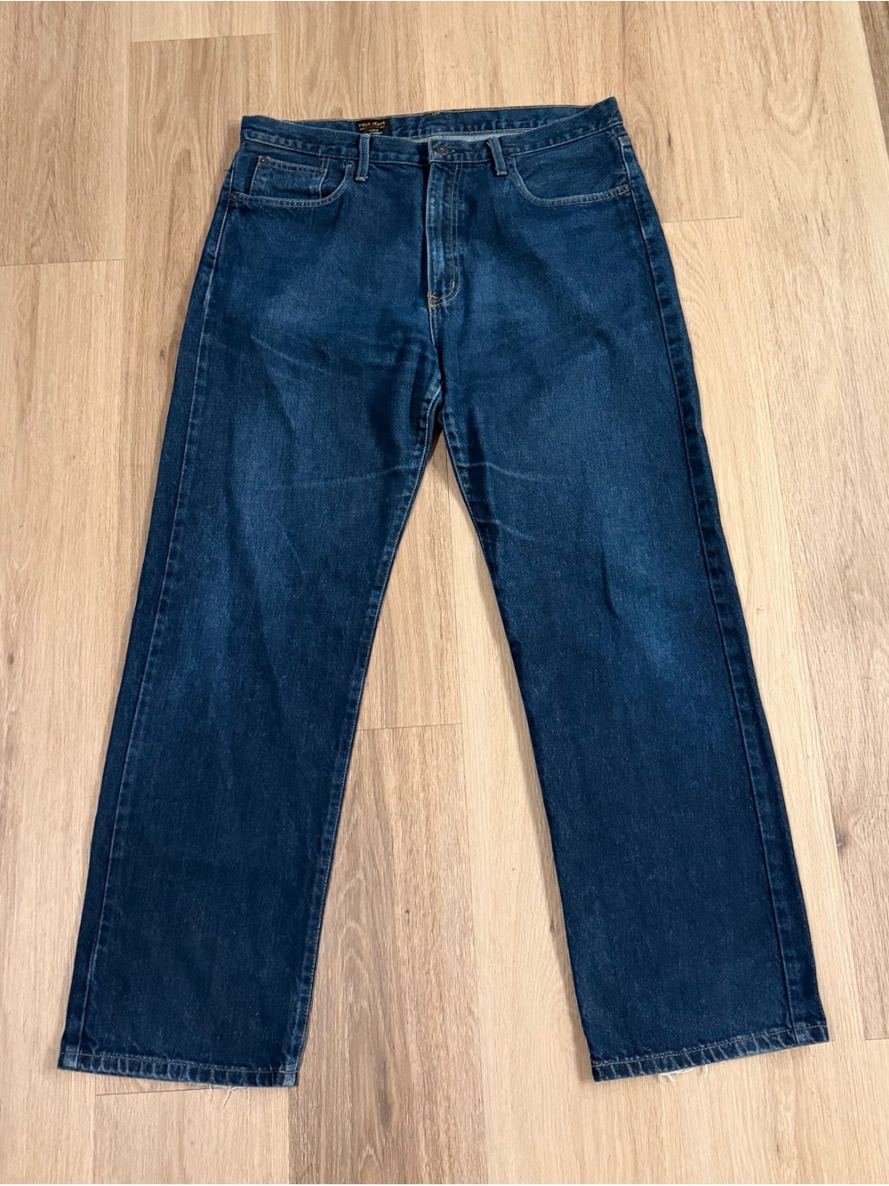 Vtg Polo Jeans Co. by Ralph Lauren Classic Relaxed Fit Dark Wash Jeans 36x32 Y2K